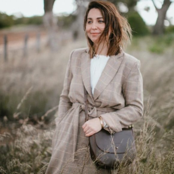 *THE SADDLE BAG IN COCOA - Picture 1 of 10